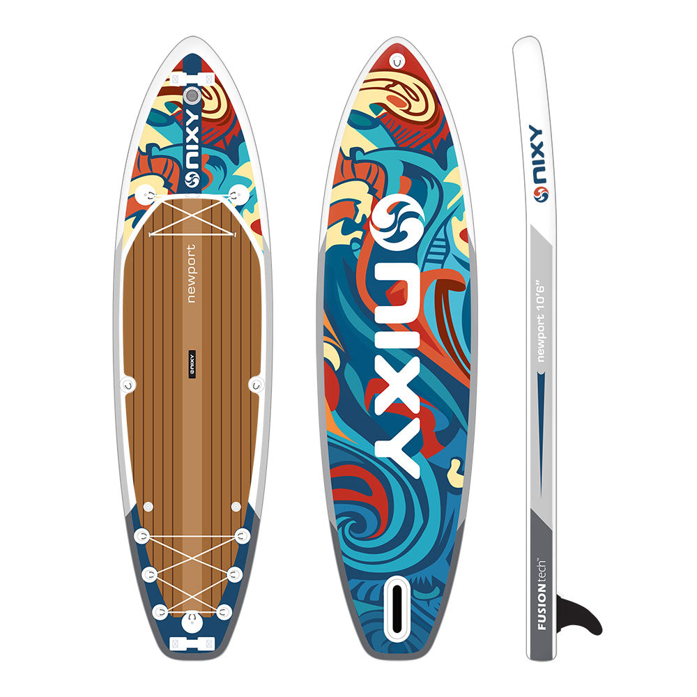 NIXY Newport G5 10'6" Inflatable Stand Up Paddle Board – All-Around SUP with Accessories for Beginners & Pros