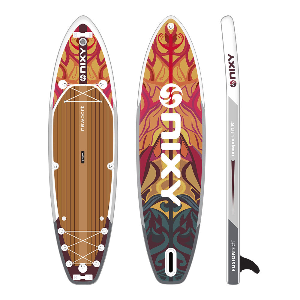 NIXY Newport G5 10'6" Inflatable Stand Up Paddle Board – All-Around SUP with Accessories for Beginners & Pros