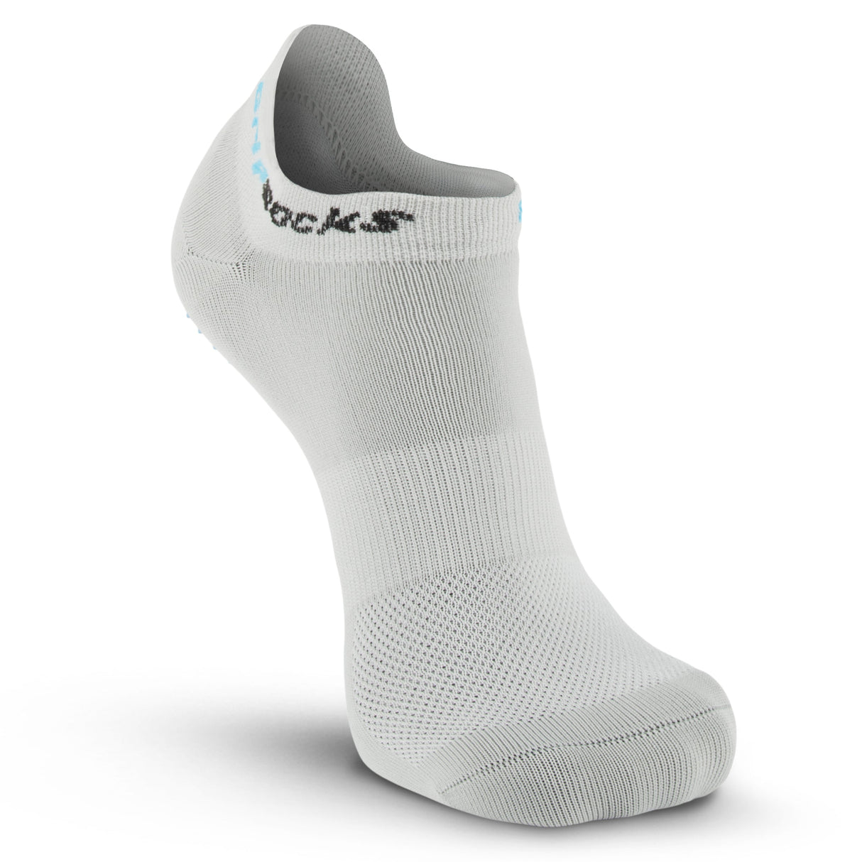 Gray Ankle Grip Socks