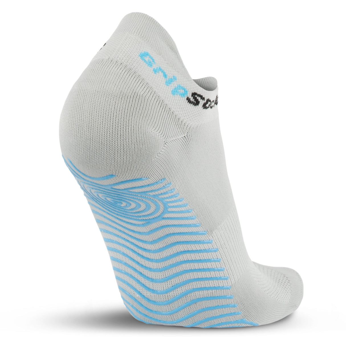 Gray Ankle Grip Socks