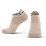 Beige Ankle Grip Socks