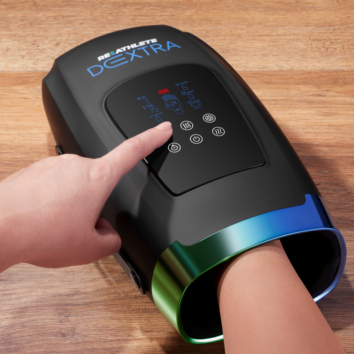 DEXTRA Cordless Hand Massager – Portable Acupressure, Heat & Vibration Therapy for Hand Pain Relief & Flexibility