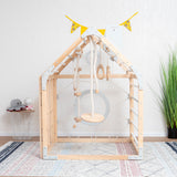 Wooden Climbing Playhouse