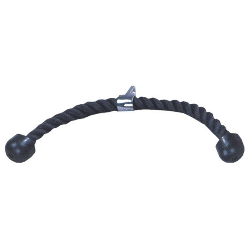 SFE Deluxe Tricep Rope – Heavy-Duty Cable Attachment for Pressdowns, Curls, Kickbacks & Core Workouts (Rubber Grip Handles)