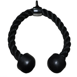 SFE Deluxe Tricep Rope – Heavy-Duty Cable Attachment for Pressdowns, Curls, Kickbacks & Core Workouts (Rubber Grip Handles)