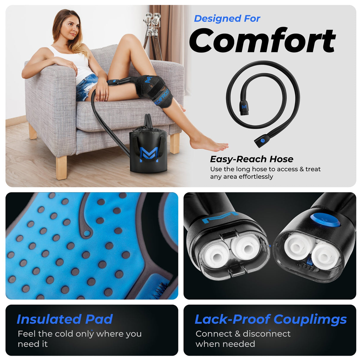 MediFrost Cold Therapy Gel Pack – Reusable Ice Pack for Swelling, Pain Relief & Injury Recovery