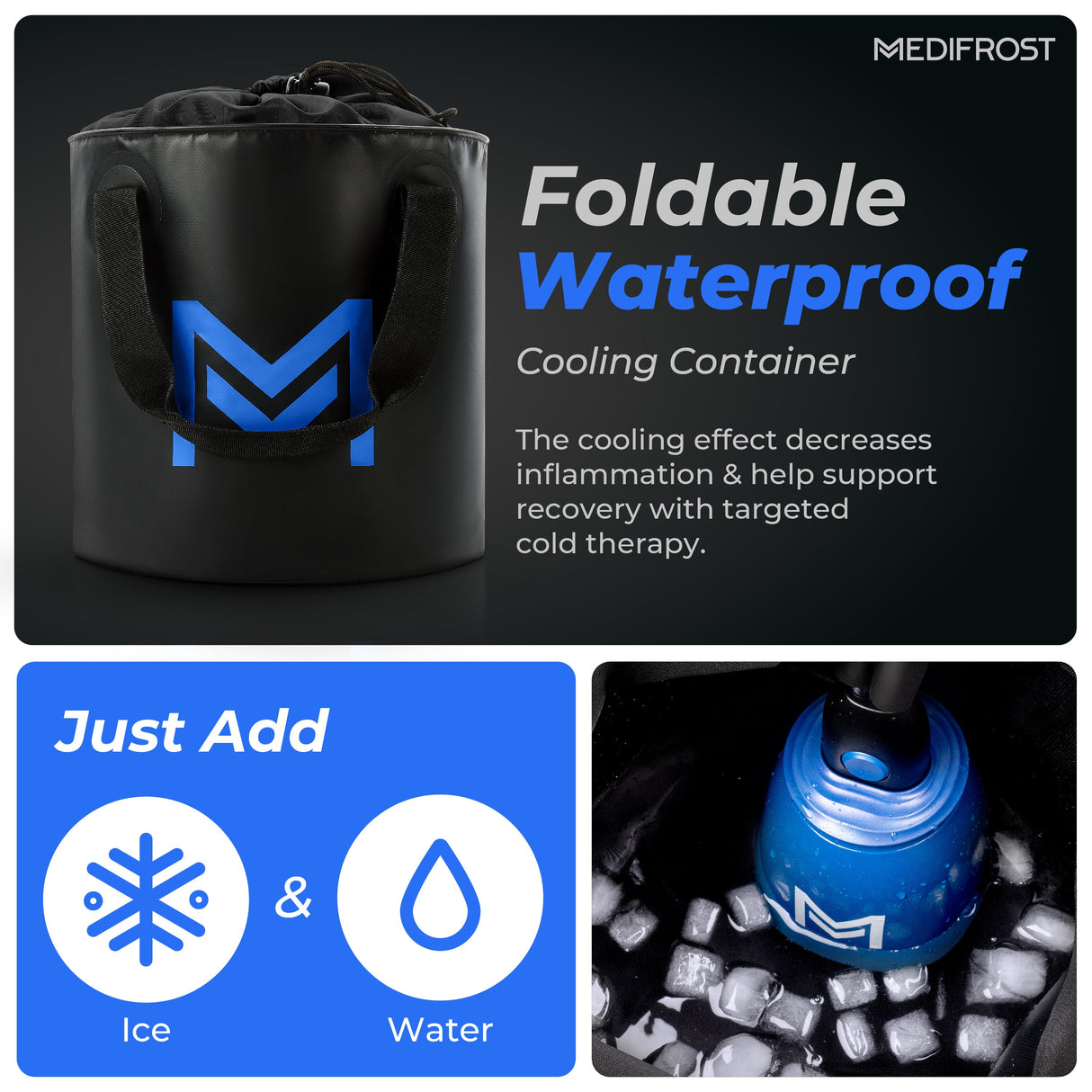 MediFrost Cold Therapy Gel Pack – Reusable Ice Pack for Swelling, Pain Relief & Injury Recovery