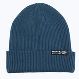 Mount Rainier National Park Recycled Beanie - Petrol Blue
