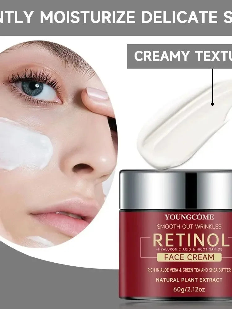 Retinol Lifting & Firming Face Cream – Anti-Aging, Moisturizing, Brightening Skincare for All Skin Types (1/3 PCS – 30g/60g)