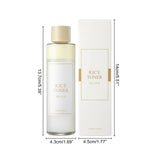 150ml Rice Toner Moisturizing Firming Skin Soothing Repairing Skin Barrier Nicotinamide Brightening Rice Facial Toner Skin Care