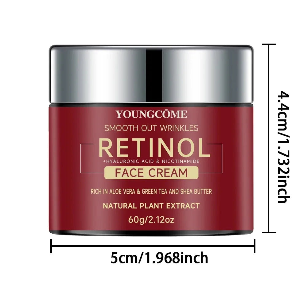 Retinol Lifting & Firming Face Cream – Anti-Aging, Moisturizing, Brightening Skincare for All Skin Types (1/3 PCS – 30g/60g)