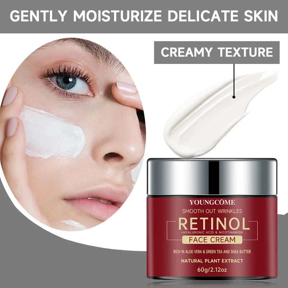 Retinol Lifting & Firming Face Cream – Anti-Aging, Moisturizing, Brightening Skincare for All Skin Types (1/3 PCS – 30g/60g)