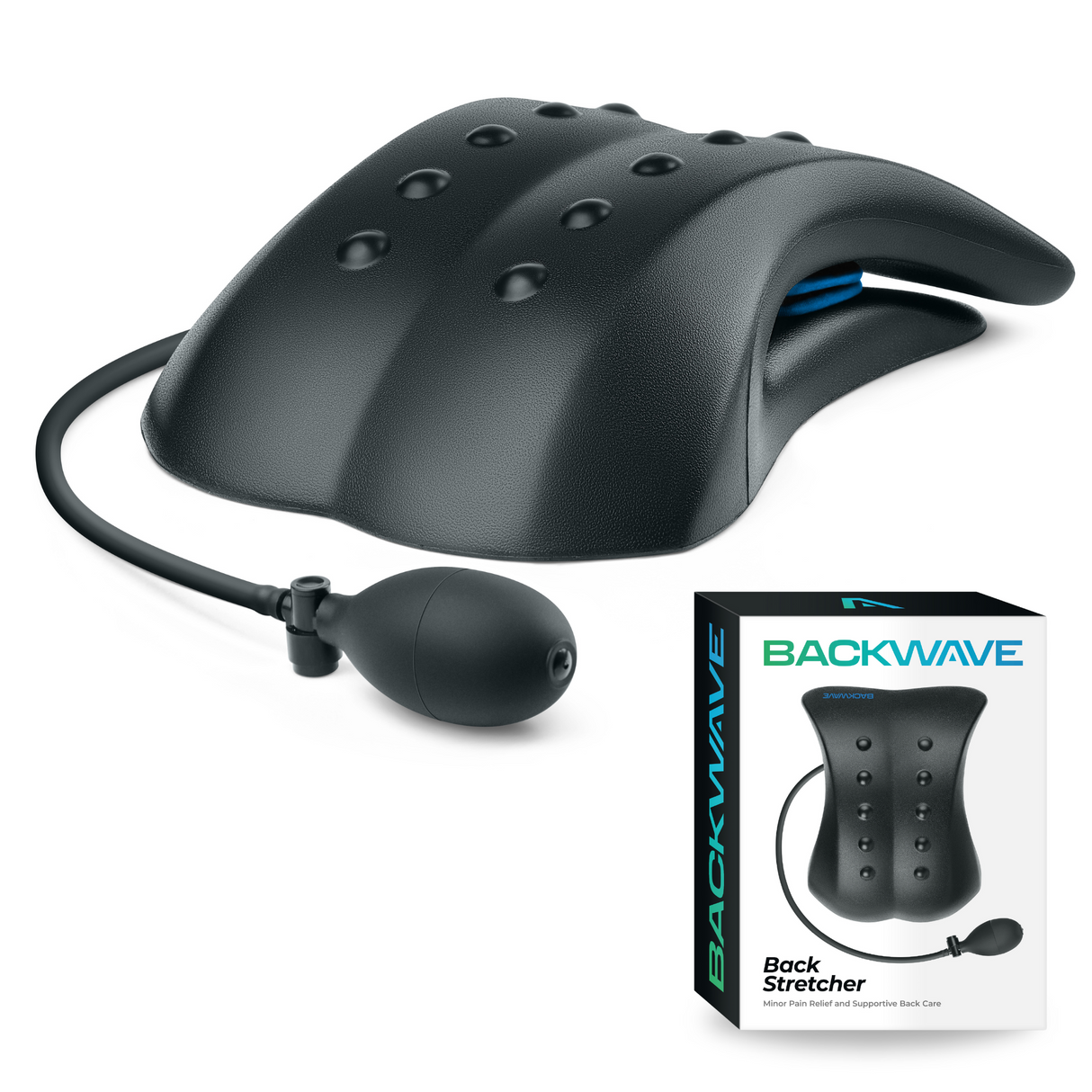 BackWave Back Stretcher & Massager – Adjustable Spine Support for Pain Relief, Posture Correction & Flexibility