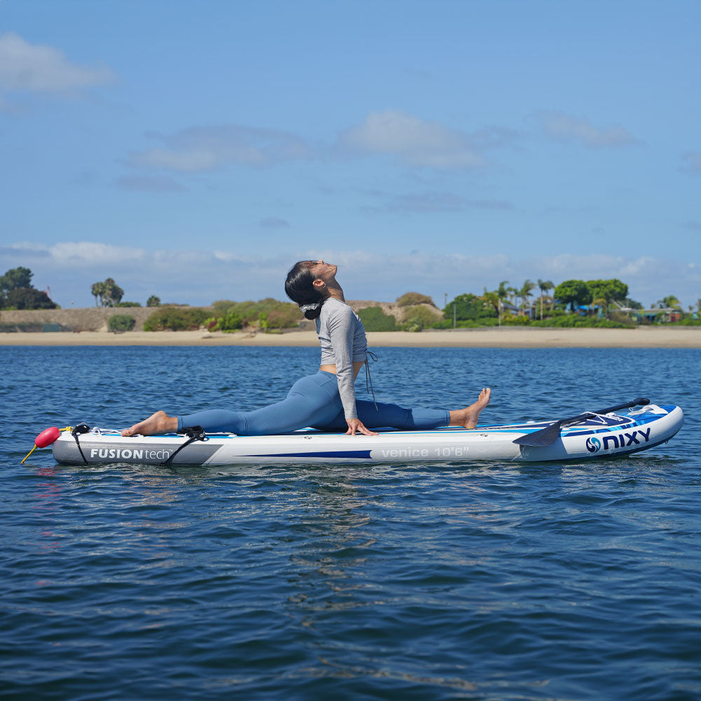 NIXY Venice G5 Yoga Paddle Board – 10'6" Inflatable Cruiser SUP for Stability & Wellness