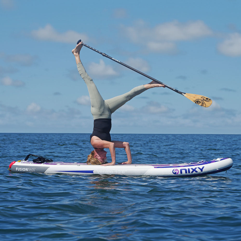 NIXY Venice G5 Yoga Paddle Board – 10'6" Inflatable Cruiser SUP for Stability & Wellness