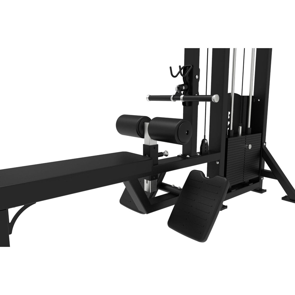 SFE Lat Pulldown & Low Row Machine Combo – Dual Function Strength Trainer with 250lb Weight Stack