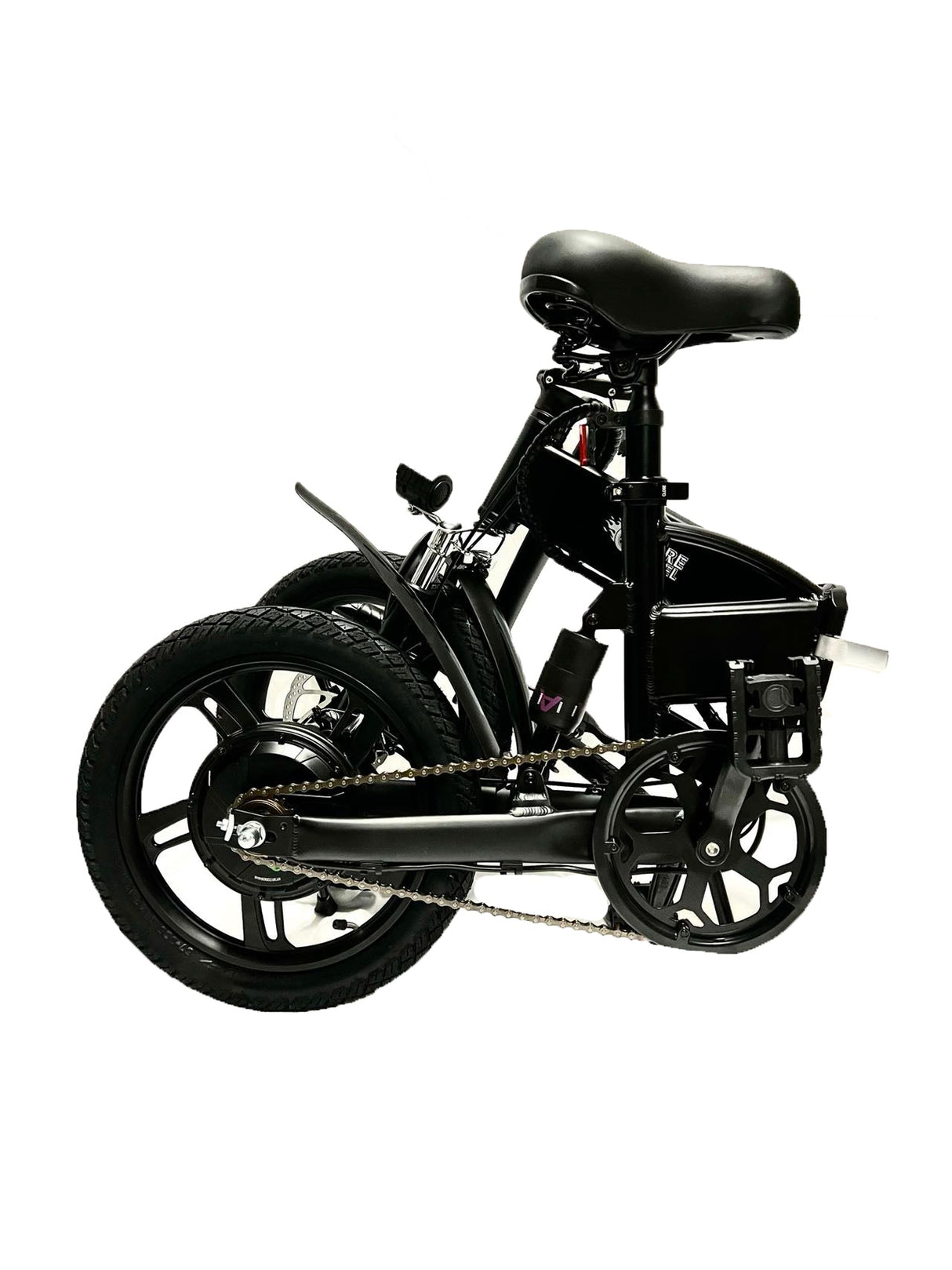 GlareWheel 16'' Folding Electric City Bike X3 Black
