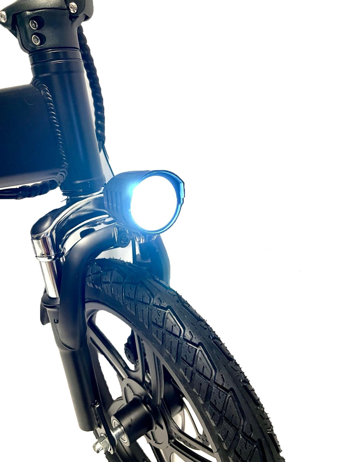 GlareWheel 16'' Folding Electric City Bike X3 Black
