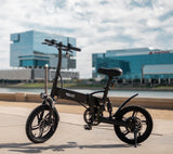 GlareWheel 16'' Folding Electric City Bike X3 Black