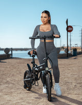 GlareWheel 16'' Folding Electric City Bike X3 Black
