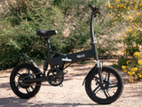GlareWheel 16'' Folding Electric City Bike X3 Black