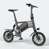 GlareWheel 12'' Foldable Electric Bike Urban Fashion X5 Black