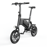 GlareWheel 12'' Foldable Electric Bike Urban Fashion X5 Black