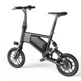 GlareWheel 12'' Foldable Electric Bike Urban Fashion X5 Black