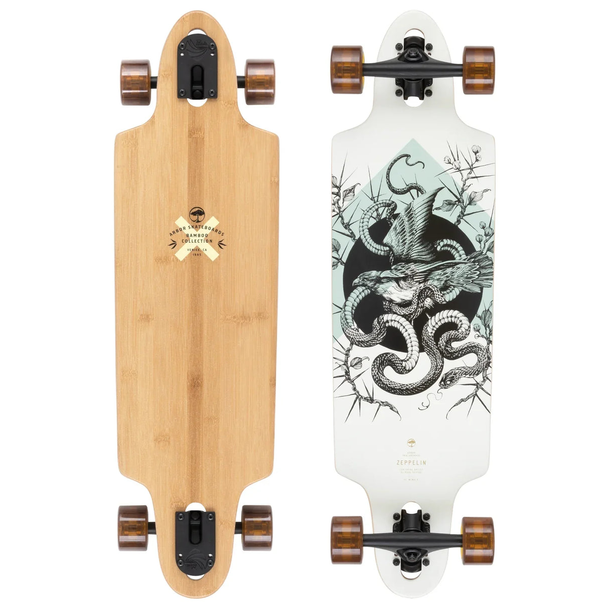 Arbor Bamboo Zeppelin 32 Cruiser Longboard Complete - 9″
