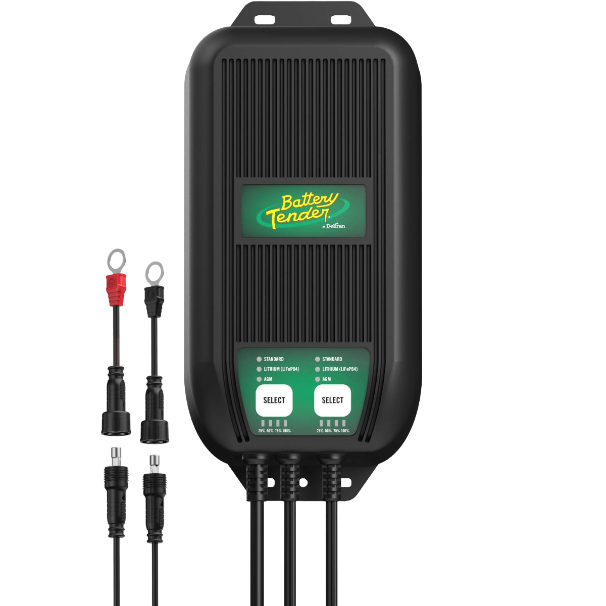 WaveCharge Pro 2-Bank 12V 20 AMP Marine Battery Charger – On-Board Dual Bank Smart Charger