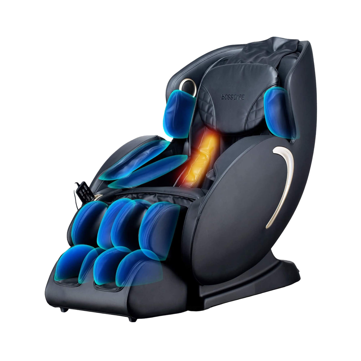 Bosscare 3D Zero Gravity Full Body Shiatsu Massage Chair with Heat, App & Voice Control (SAK32840)