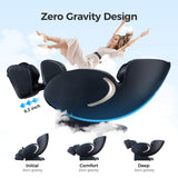 Bosscare 3D Zero Gravity Full Body Shiatsu Massage Chair with Heat, App & Voice Control (SAK32840)