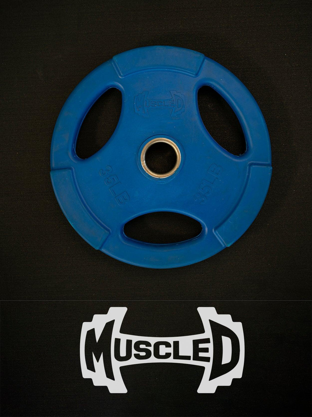 RUBBER COATED COLORED OLYMPIC PLATES: Rubber Plates, per Pair - Muscle D Fitness - Weights Pairs
