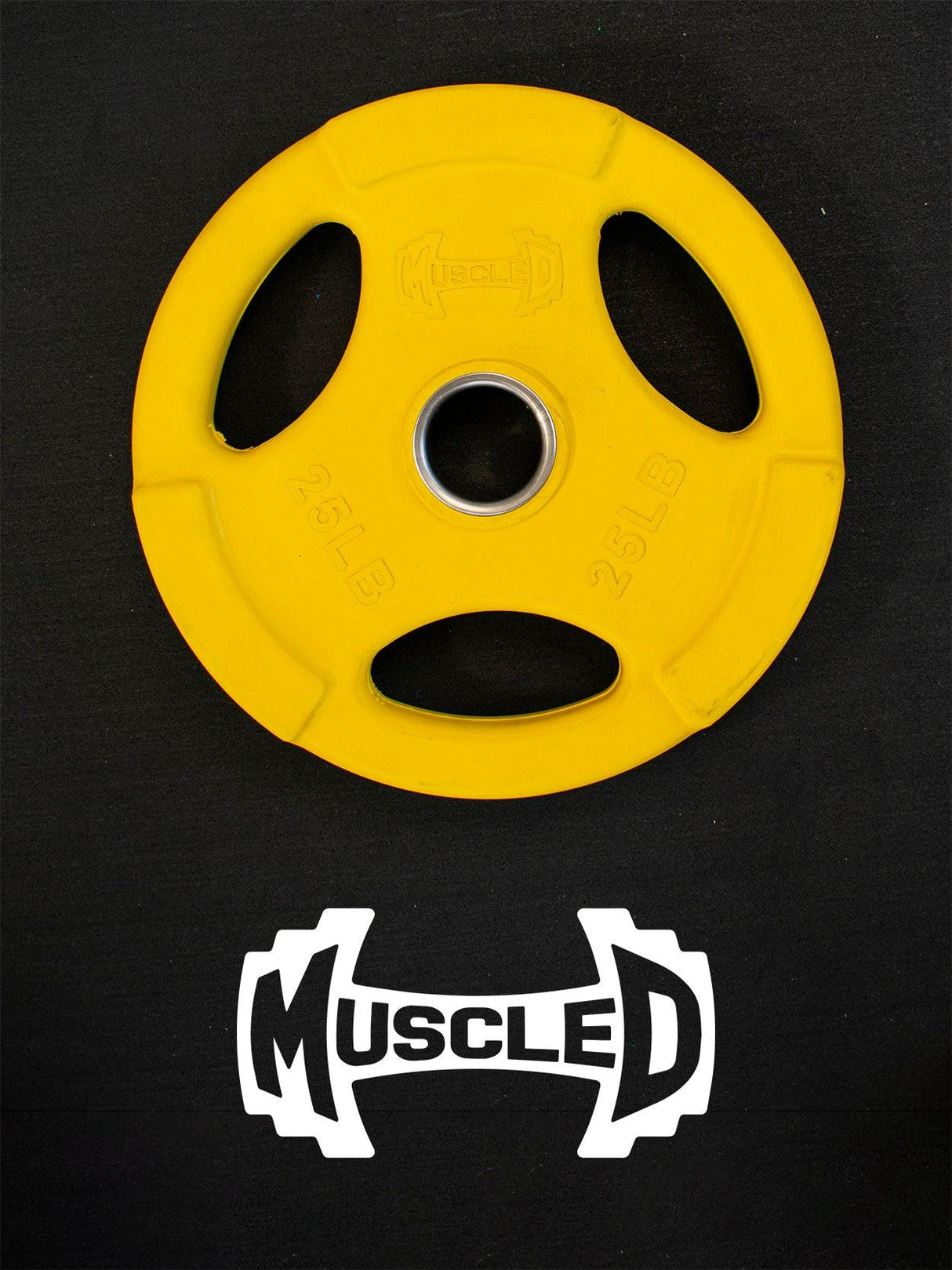 RUBBER COATED COLORED OLYMPIC PLATES: Rubber Plates, per Pair - Muscle D Fitness - Weights Pairs