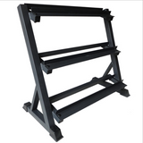SFE 48" 3-Tier Dumbbell Rack – Heavy-Duty Steel Weight Storage Shelf, 1000 LB Capacity