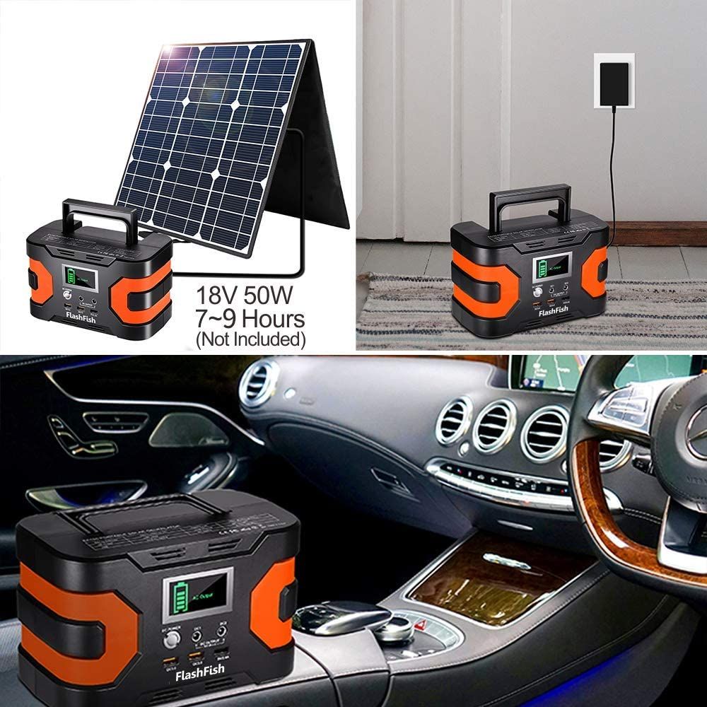 Portable Power Station 200W CPAP Backup Battery for Camping Emergency