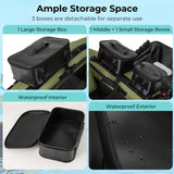 Portable Fishing Boat with 3 Detachable Storage Boxes