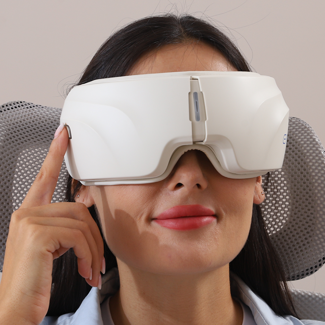 EYE-C Heated Eye Mask for Dry, Tired Eyes – Portable Eye Soothing & Relaxation Therapy for Home, Travel & Office