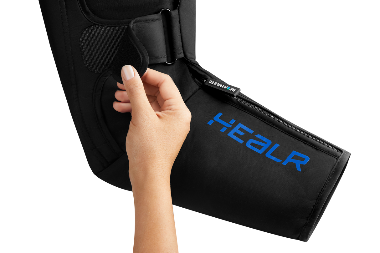 HEALR Massage Boots – Calf & Foot Massager with Air Compression, Heat & Cold Therapy for Pain Relief & Muscle Recovery