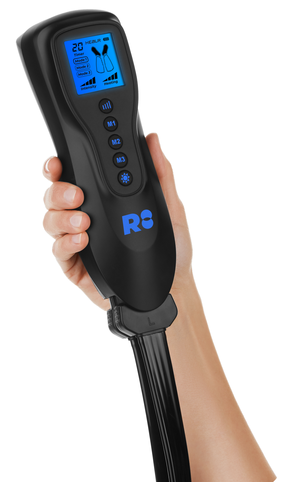 HEALR Massage Boots – Calf & Foot Massager with Air Compression, Heat & Cold Therapy for Pain Relief & Muscle Recovery