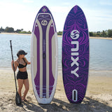 NIXY Huntington G5 Compact Paddle Board – 9'6" Lightweight Inflatable SUP for Travel & Adventure