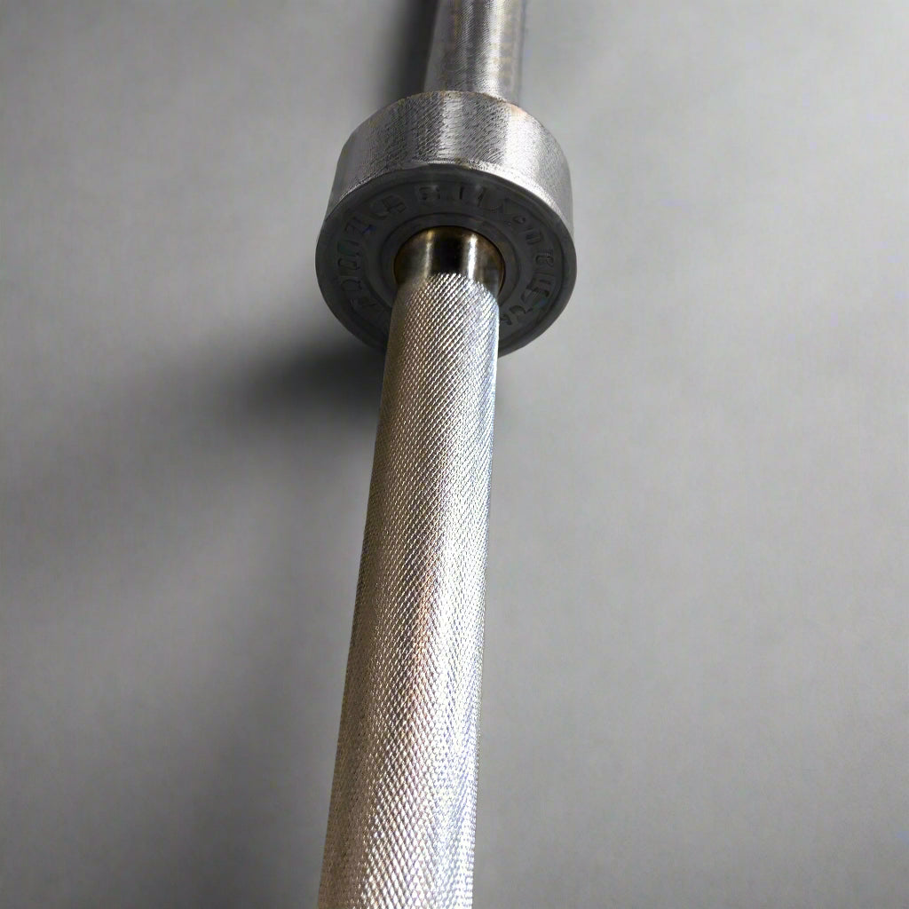 SFE 7 Ft Olympic Barbell (New)SFE 7 Ft Olympic Barbell – 45 lb Weightlifting Bar with 1000 lb Capacity, Chrome or Black Finish