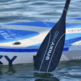 NIXY 3-Piece Adjustable 12K Carbon Fiber SUP Paddle – Ultra-Light Full Carbon Pro Paddle with Carry Bag (175–215cm)
