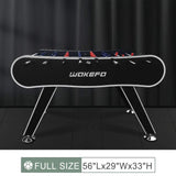 Premium Full-Size Foosball Soccer Table for Adults – 56" Regulation Game Room Table with Chrome Rods & Drink Holders