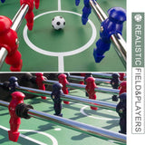 Premium Full-Size Foosball Soccer Table for Adults – 56" Regulation Game Room Table with Chrome Rods & Drink Holders