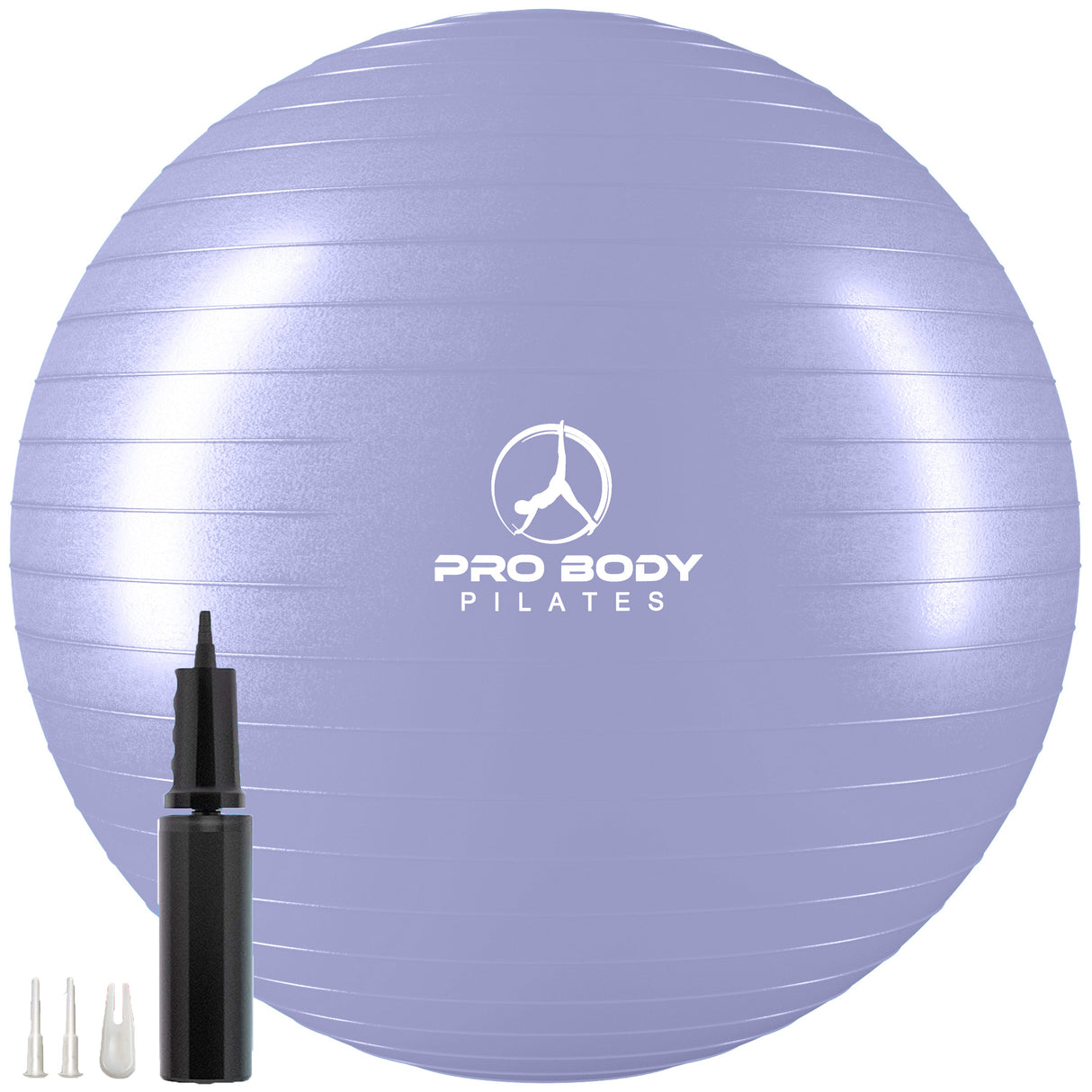 Pregnancy Ball for Maternity, Labor and Birth.  Includes Pregnancy Guide.  (Lilac)