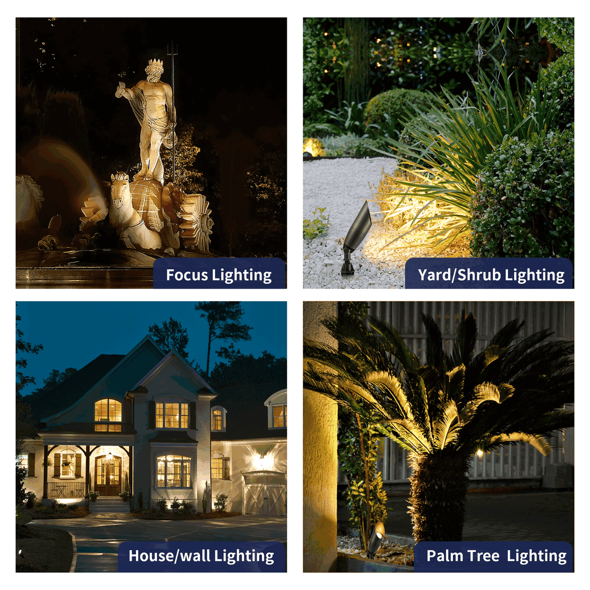 Gardenreet Solid Brass Landscape Spotlights Standard - Bronze (2108)