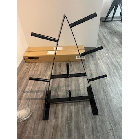 SFE A-Frame Weight Plate Rack – 7-Slot Standard 1-Inch Plate Holder for Home or Gym Storage