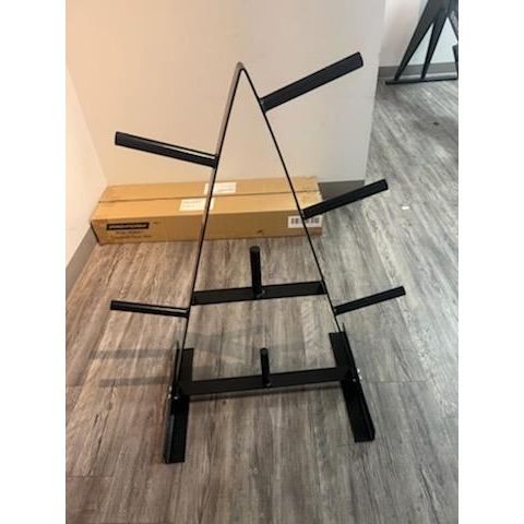 SFE A-Frame Weight Plate Rack – 7-Slot Standard 1-Inch Plate Holder for Home or Gym Storage