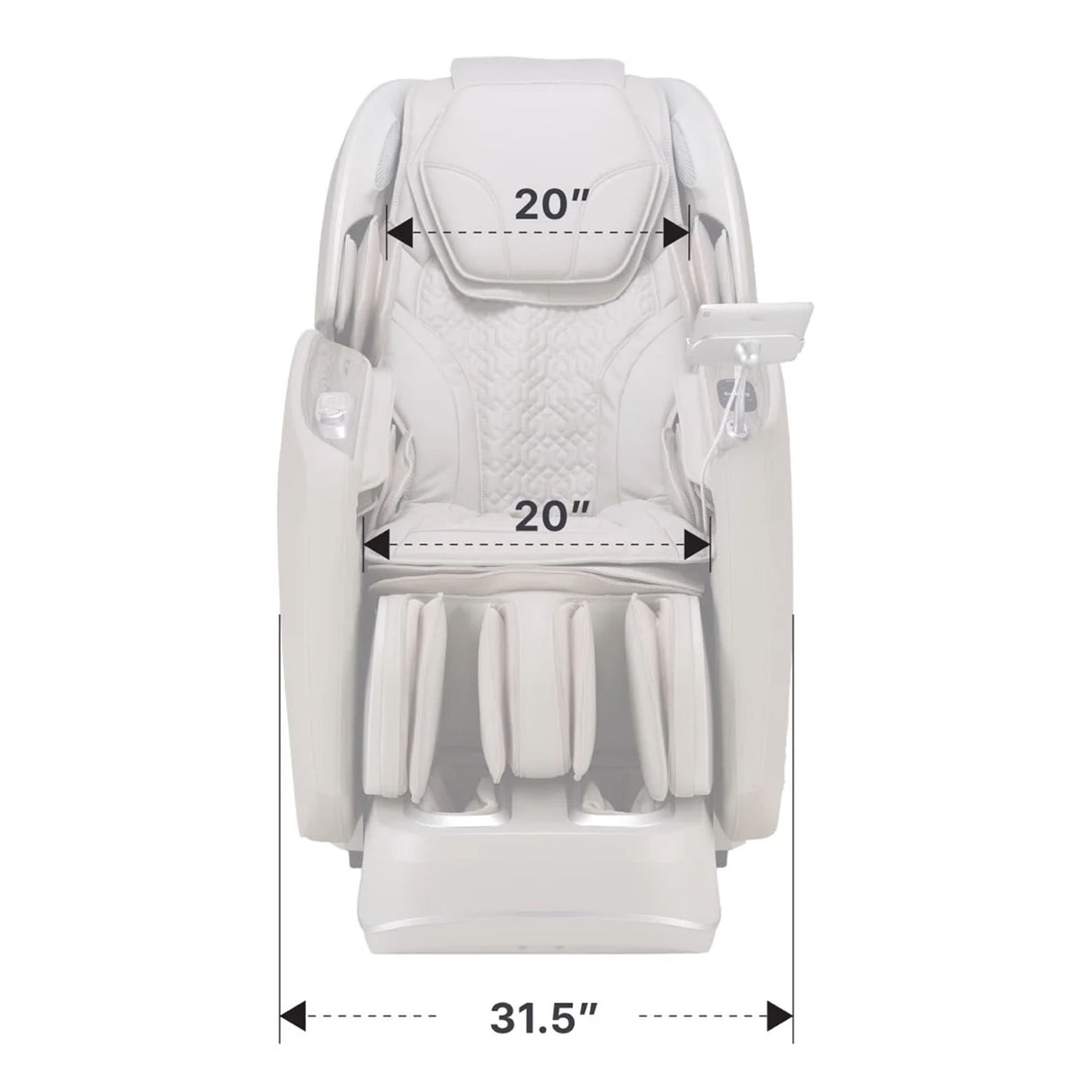 Osaki 4D Manhattan Duo Mech Massage Chair – AI Smart Body Scan, Zero Gravity, Heat & Bluetooth (SAK53948)